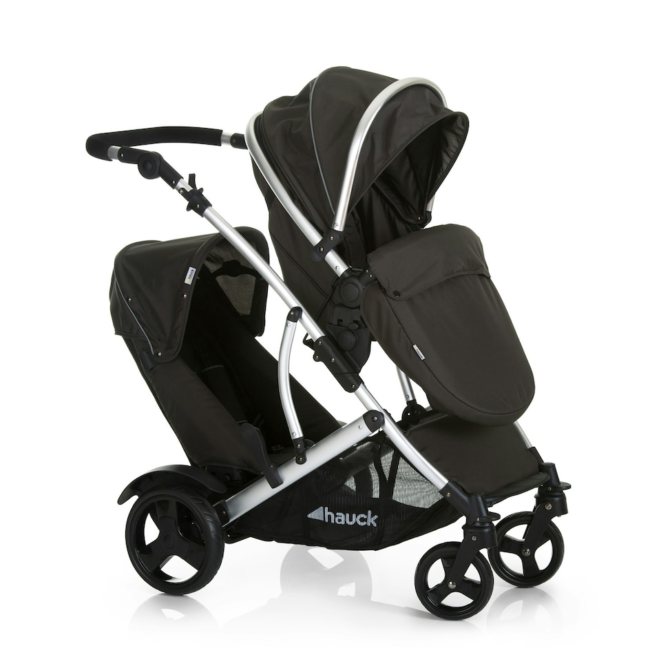 image 1 of Hauck Duett 2 Tandem Pushchair - Black