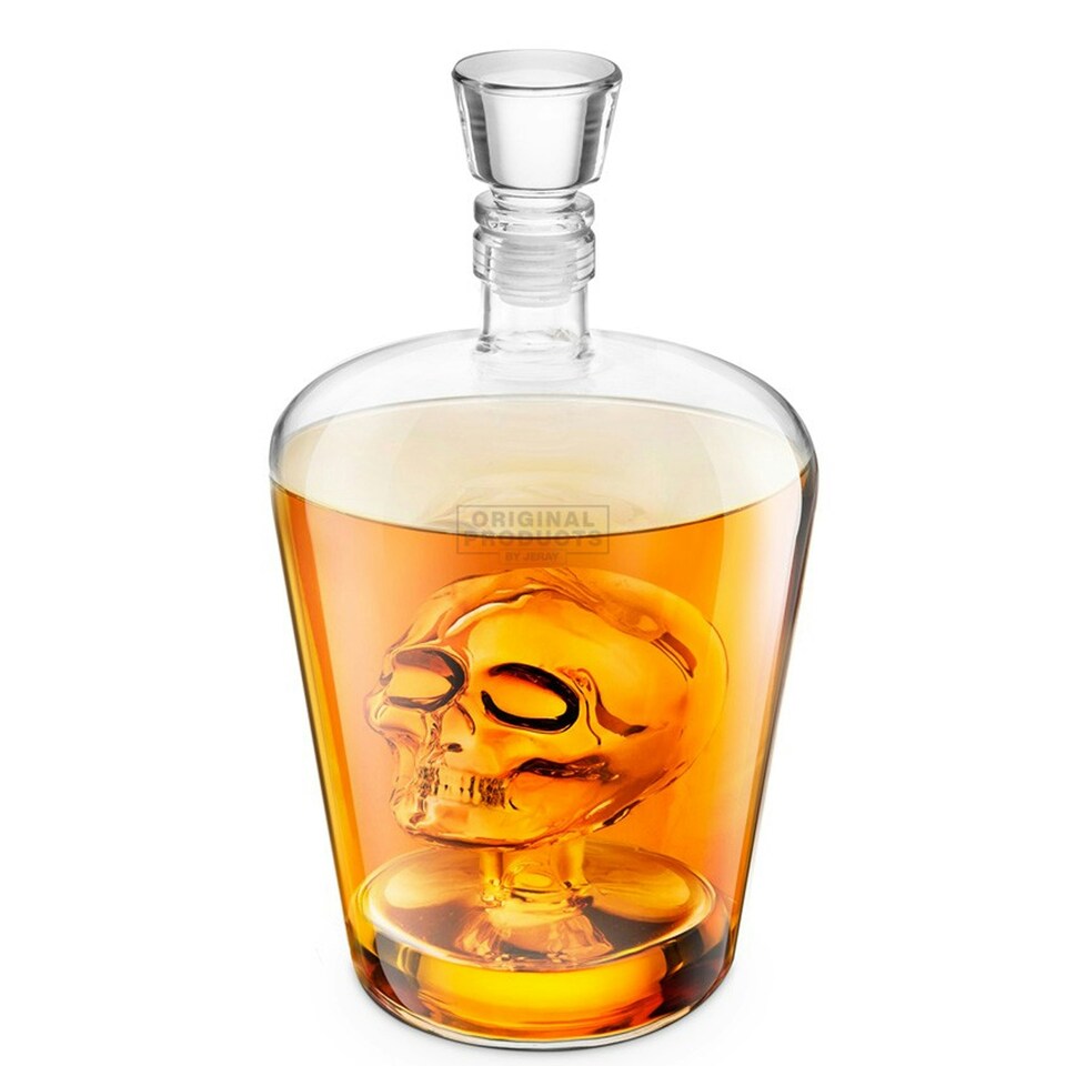 image 1 of Original Products Final Touch Brain Freeze Skull Decanter Set