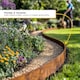 image 5 of Nicoman Pre Rusted Metal Lawn Edging Border, Garden Edging | Bronze | Rust | 5m | 1