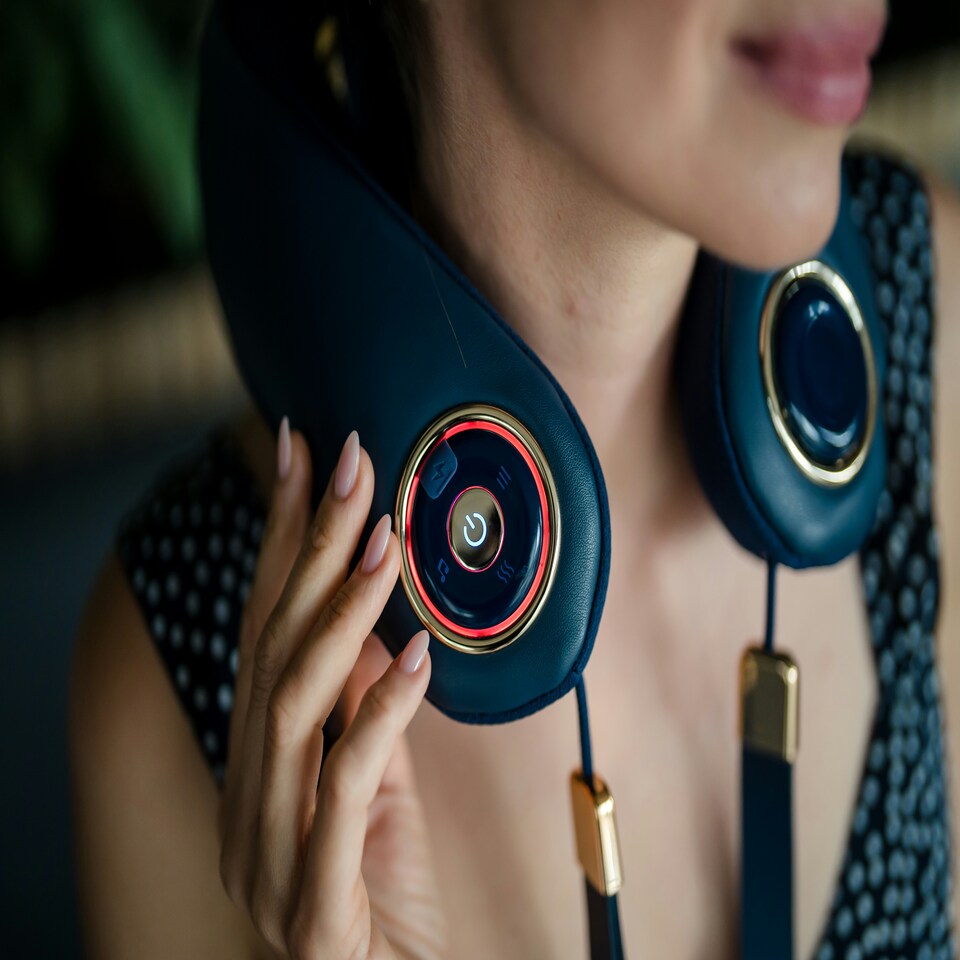 image 1 of Medivon Grand Neck Collar Massager Navy