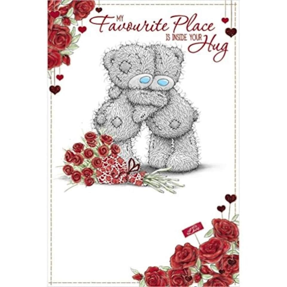 image 1 of Me To You Favourite Place IS INSIDE YOUR Hug Valentine's Day New Card