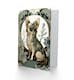 image 2 of Dog Lover Floral Pattern Chihuahua Art Nouveau Animal Greeting Card