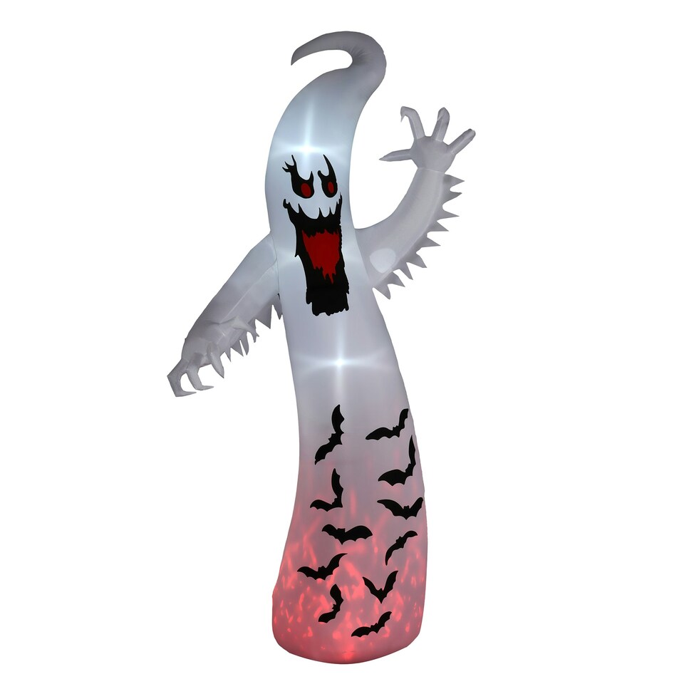 image 1 of Outsunny 11.8FT Halloween Inflatable Spooky Ghost, Blow Up Garden Decoration