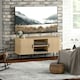 image 8 of HOMCOM TV Unit for Living Room, TV Stand, Oak Tone