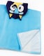image 2 of Bluey Kids Towel Poncho | Blue Cartoon Bath Towel with 3D Ears For Girls & Boys | TV Show Beach Swimwear Hooded Changing Robe | Cosy Swimwear Merchandise Gift for Children