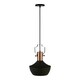 image 1 of Interiors by Premier Medium Pendant Light in Black and Copper
