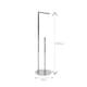 image 3 of Showerdrape Belgravia Chrome Freestanding Toilet Roll Holder & Spare Combo