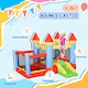 image 4 of Outsunny Bouncy Castle W  Fun Features, Blower, Multicoloured