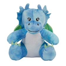 Mumbles Mini Dragon Plush Toy - Blue - M
