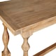 image 3 of Interiors By Premier Solid Whitewash Dining Table, American Oak Constructed Small Dining Table, Stable Kitchen Table For Dinner Brown
