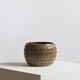 image 4 of Interiors by Premier Large Ceramic Planter, Modern Textured Green Stoneware Planter for Home Decor, Flower Pots For Indoor Plants Cream