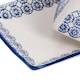 image 5 of Nicola Spring Hand-Printed Butter Dish - 18.5 x 12cm - Navy