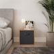 image 2 of Cube Unit with Insert | Cream | Beech & Black | 1
