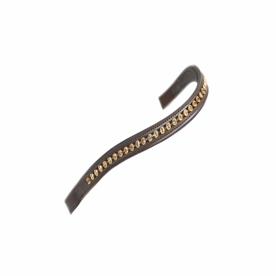 image 1 of Shires Aviemore Large Diamante Browband Black | Size: Cob
Colour: Black/Pink