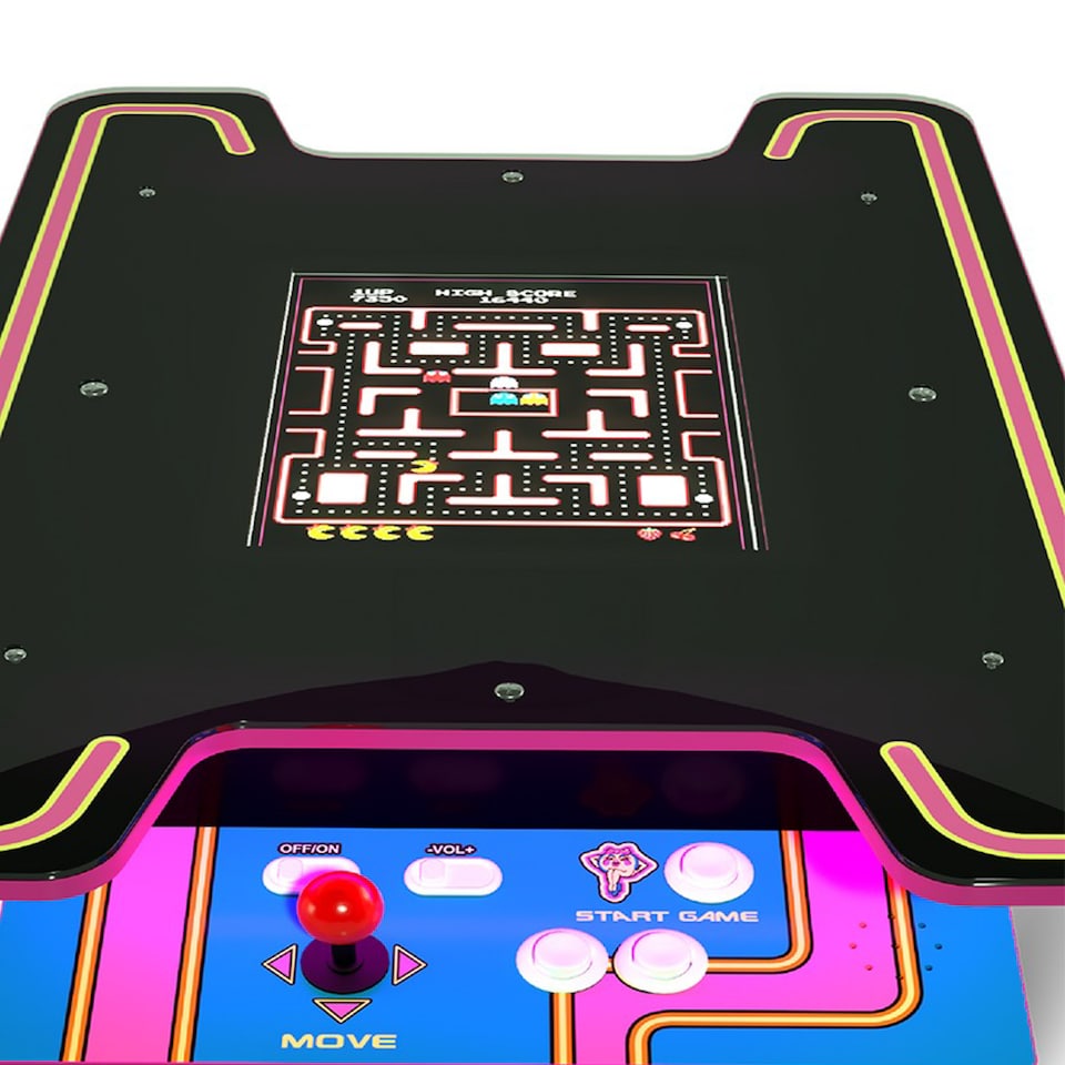 image 1 of Arcade1Up - Ms. Pacman Head To Head Table | Black