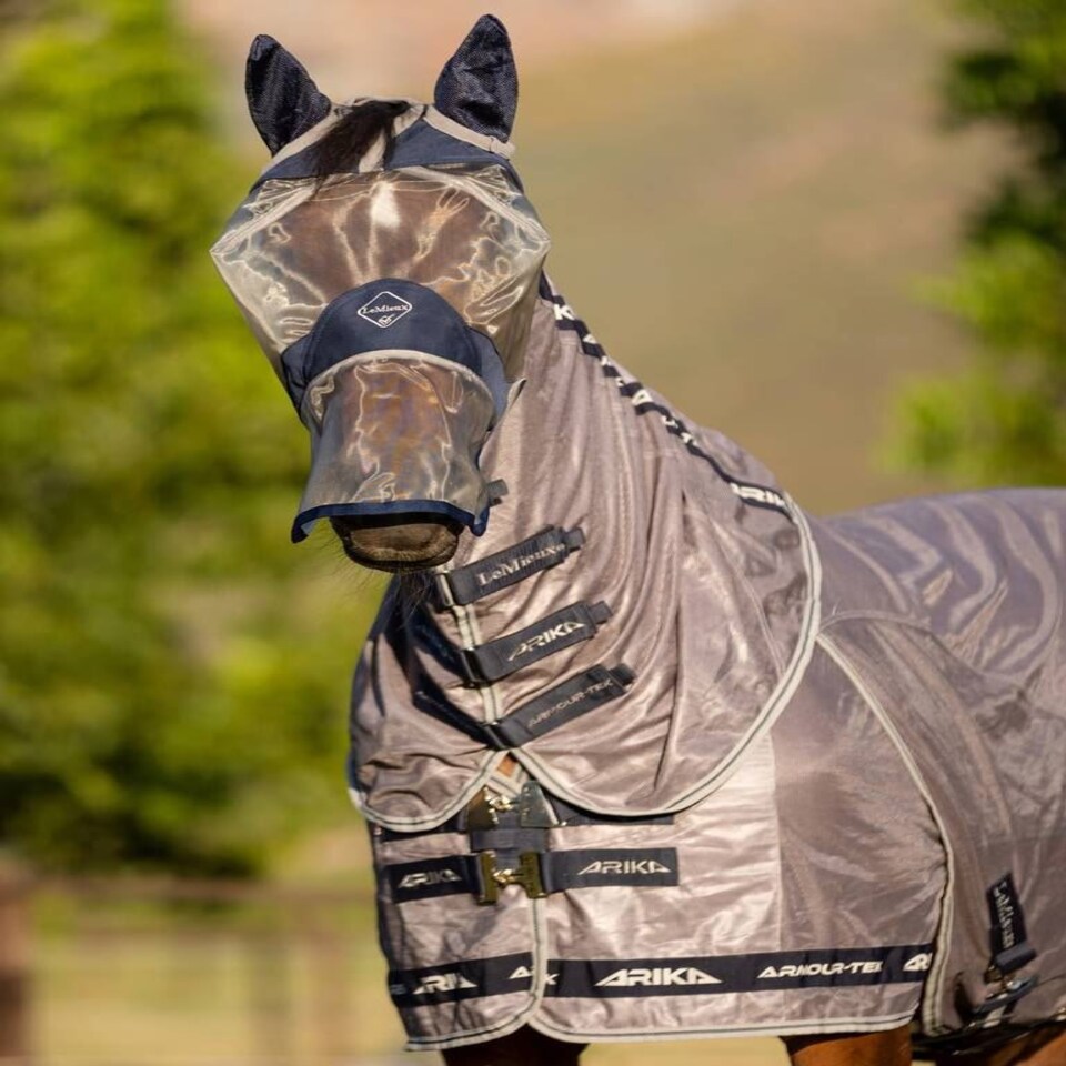 image 1 of LeMieux ArmourShield Pro Full Fly Mask Blue | X-Large
