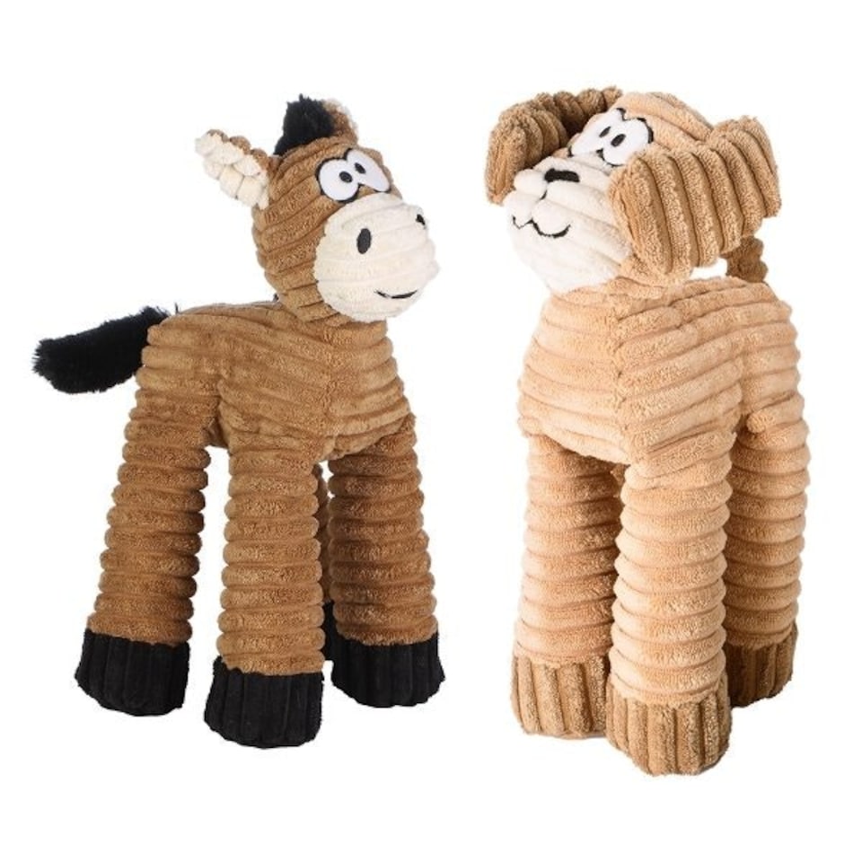 Ministry Of Pets Long Leg Corded Animal Toys Squeaker (Pack of 4)