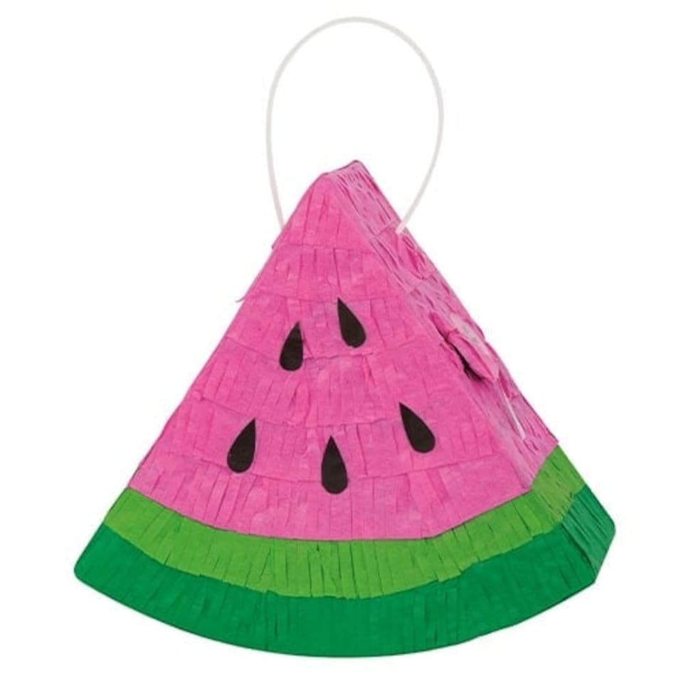 Watermelon Mini Pinata Decoration 18cm