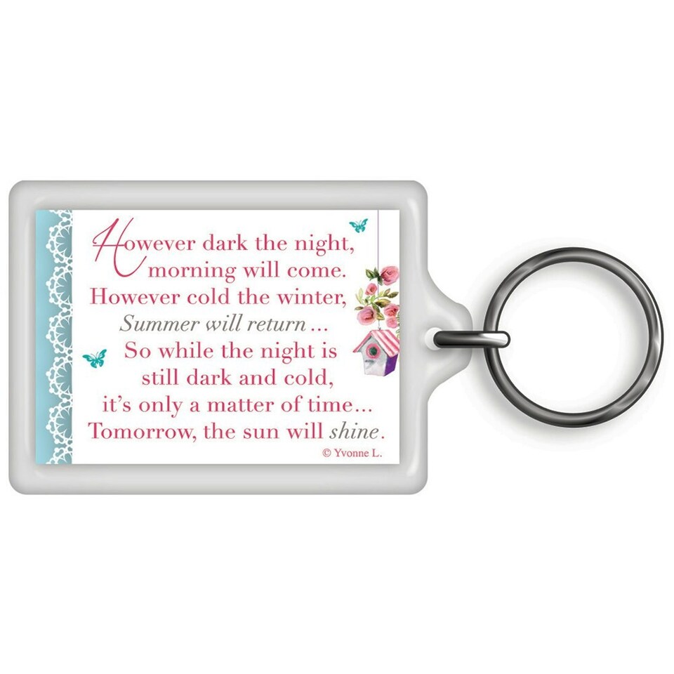 image 1 of Look On The Bright Side Celebrity Style World's Best Keyring