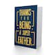 image 2 of Thanks For Being Super Dad Simple Bold Fathers Day Card