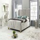 image 1 of Artrek Marble King Bed Frame - Silver