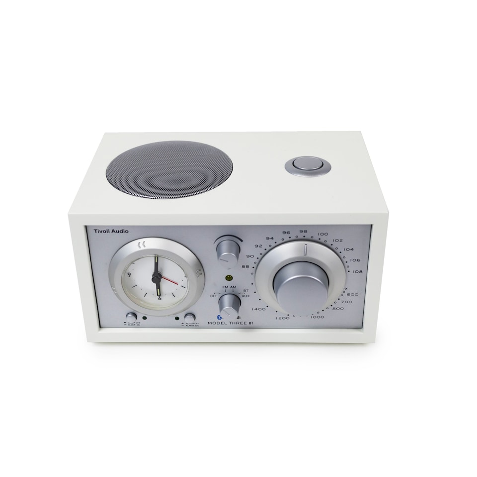 image 1 of Tivoli Audio - Model Three BT with USB-C - White/Silver