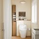 image 2 of SoBuy BZR34-II-PF,Tall Bathroom Storage Cabinet with 4 Adjustable Shelves and 1 Drawer | Brown | Dark Brown | 1