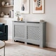 image 2 of Large Radiator Cover MDF Wooden Home Decorative Modern Design | Grey