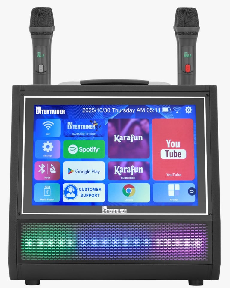 image 1 of Mr Entertainer Maestro Pro Touchscreen Karaoke Machine