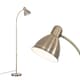 image 1 of ValueLights Antique Brass Adjustable Reading Craft Floor Lamp | Bronze