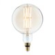 image 1 of BHS 6 Watt LED Oversized Vintage Style ES E27 Globe Filament Bulb, Amber