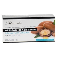Mamado African Black Soap Infused With Argan 200 g