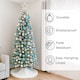 image 5 of Neo Large 110PCS Christmas Tree Bauble Ornaments Set | Blue