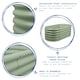 image 2 of Harbour Housewares Rounded Raised Garden Beds - 120cm x 60cm x 45cm - Green - Pack of 2 Green