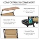 image 4 of Outsunny Folding Recliner Chair Outdoor Lounge Rocker Zero-Gravity Seat