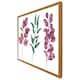 image 4 of Purple & green leaves (Picutre Frame) Grey | M