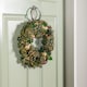 image 4 of 36cm Bauble and Pinecone Hanging Christmas Wreath with Red Berries