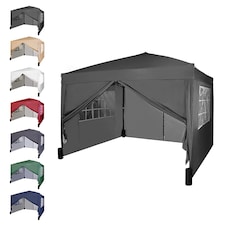 MCC Direct Gazebo 3x3 Pop up Garden Outdoor Tent Patio Canopy Marquee with Sides