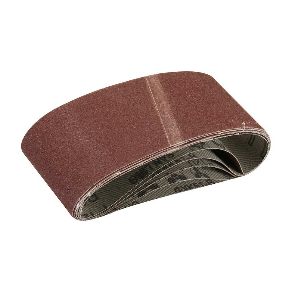 Silverline - Sanding Belts 65 x 410mm 5pk - 120 Grit
