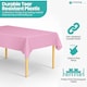 image 3 of Disposable Plastic Table Cover, Table Liner - 54" x 108"