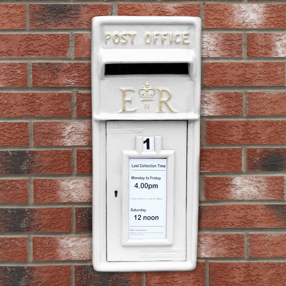 image 1 of White Royal Mail Post Box
