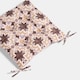 image 6 of OHS 2 x Tiles Garden Chair Cushions Outdoor Seat Pads | Multi | Natural