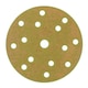 image 4 of 150mm Sanding Discs Aluminium Oxide Abrasive 320 Grit 15 Hole Hook + Loop 500pc