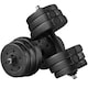 image 1 of Yaheetech 25kg Dumbbell Weight Set Black