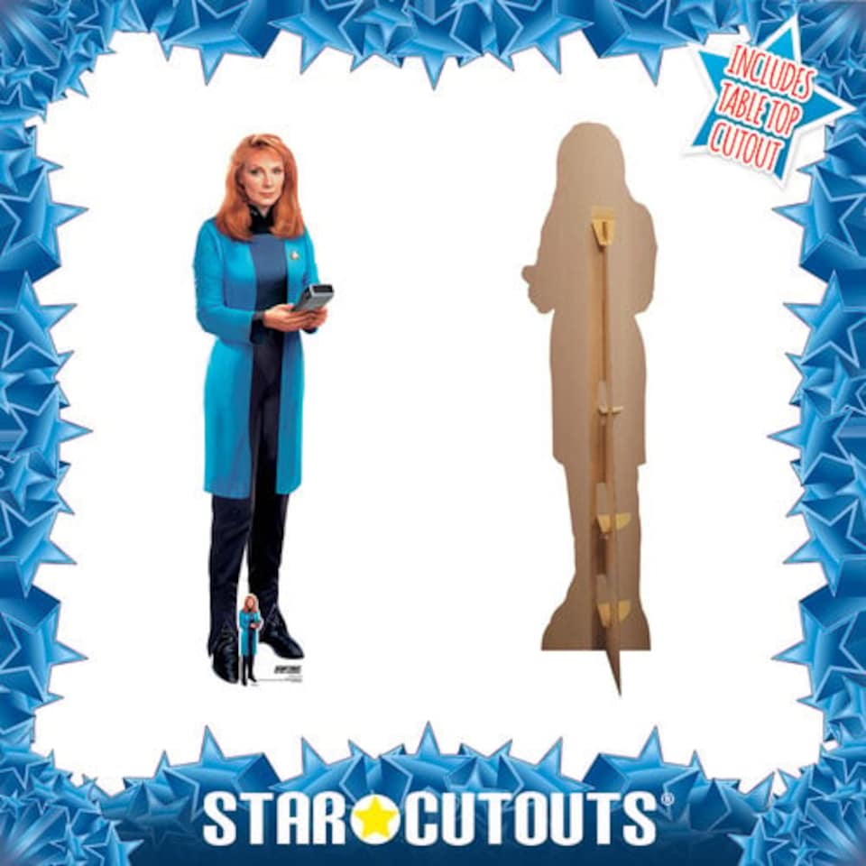 image 1 of Beverly Crusher Star Trek Lifesize Cardboard Cutout 174cm