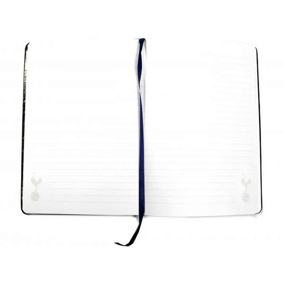 image 1 of Tottenham Hotspur FC Spurs Premium Crest A5 Notebook - Black - One Size