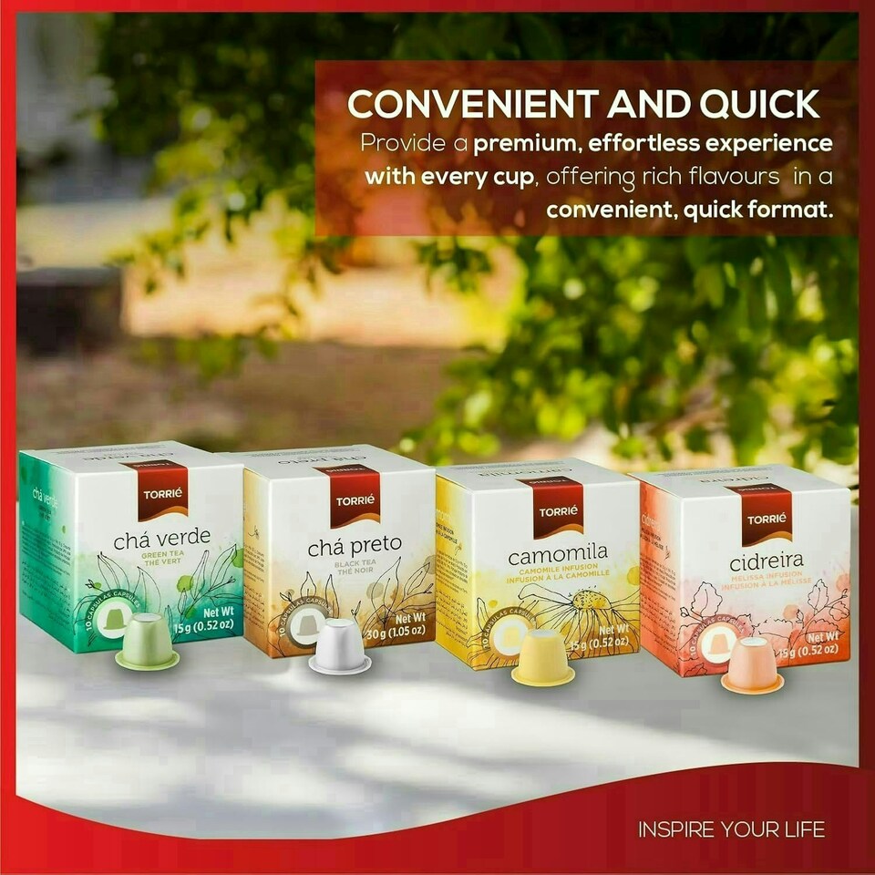 image 1 of Nespresso Compatible Green Tea, Lemon, Fruit & Herbal Tea Tasting Pack Variety Blend