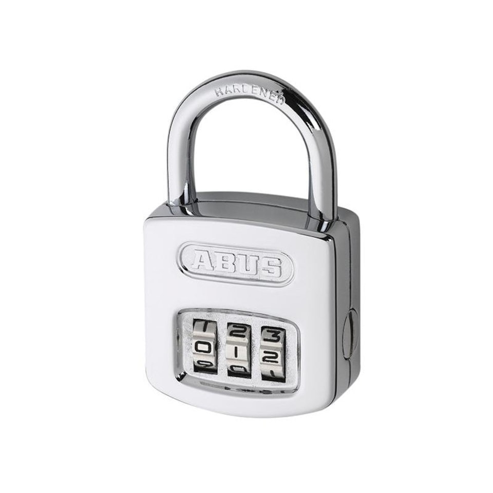 Abus Mechanical 160 Series Combination Padlock - Multi Colour - 50mm (4 Digit)