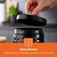 image 7 of GEEPAS 3-Piece Tea Coffee Sugar Canisters Set Cream