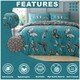image 4 of Gertie Printed Duvet Cover Set Reversible Polycotton Beddings Multi | Single